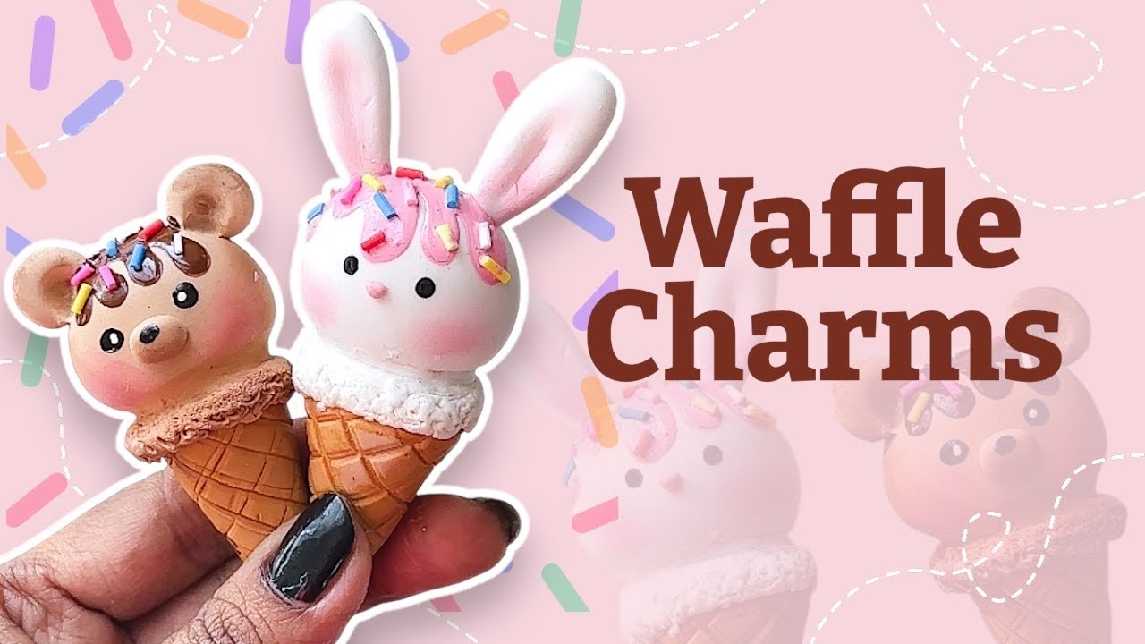Cute Charms with JENNA Air Dry Clay | Clay Craft Ideas | Cute things to make with Clay