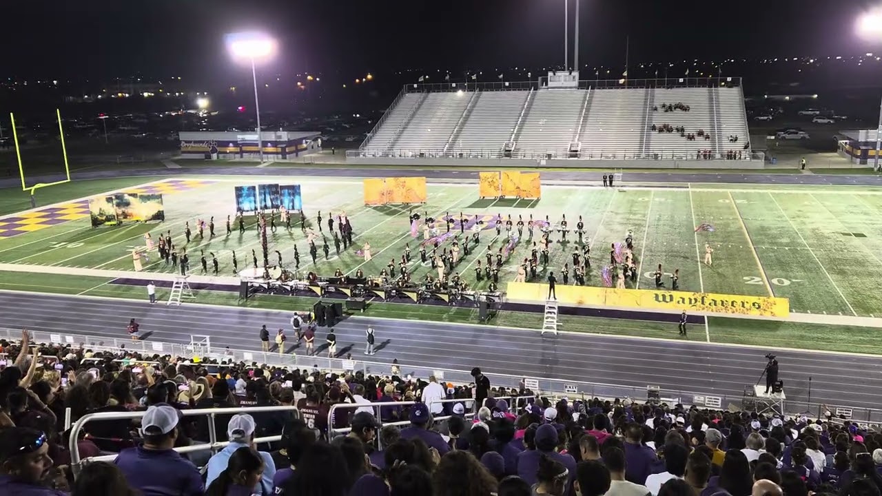 Los Fresnos High School Marching Band in San Benito Texas at Pigskin Competition 2025