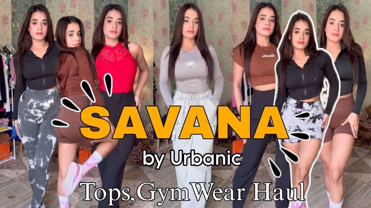 SAVANA By Urbanic Tops,Phone Case,Gymwear|| try-On Haul || Summer Collection || Mansi Sharma✨🌸