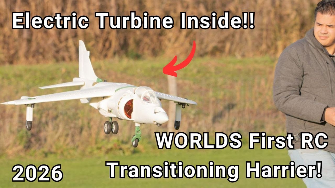 The 3D‑Printed RC Harrier I Refused to Give Up On | After 10 Years, It Finally Flies