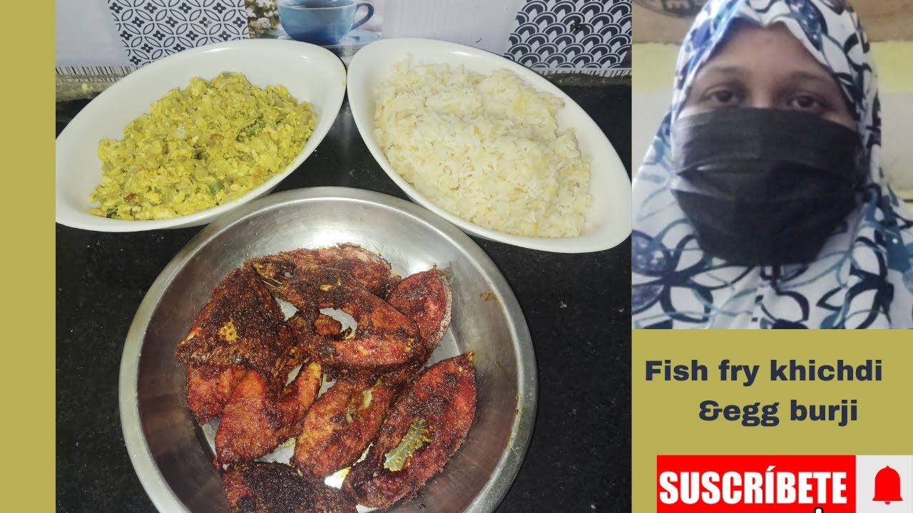 Fish fry khichdi&egg burji😊#youtubeshorts #food #vlog#newreel #newyoutuber#nonvegworld#fishfryrecipe