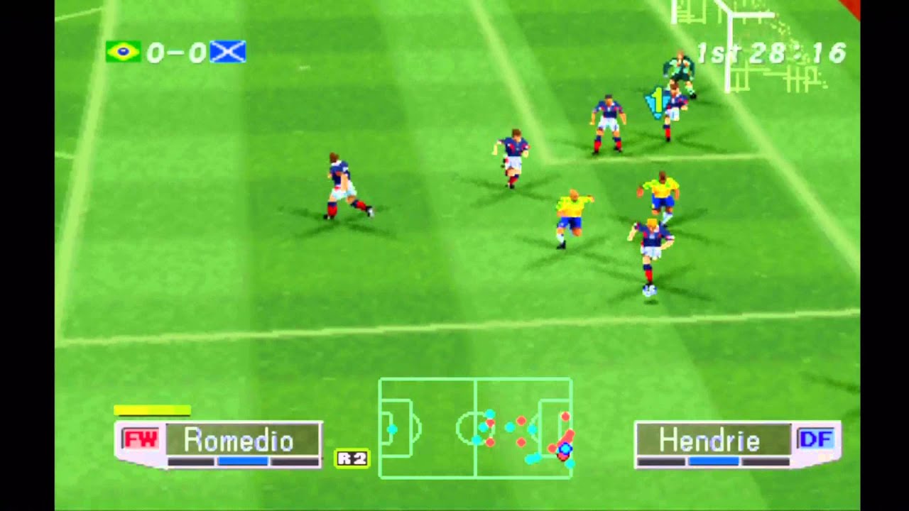 PS1 Game: ISS Pro 98: Brazil International Cup