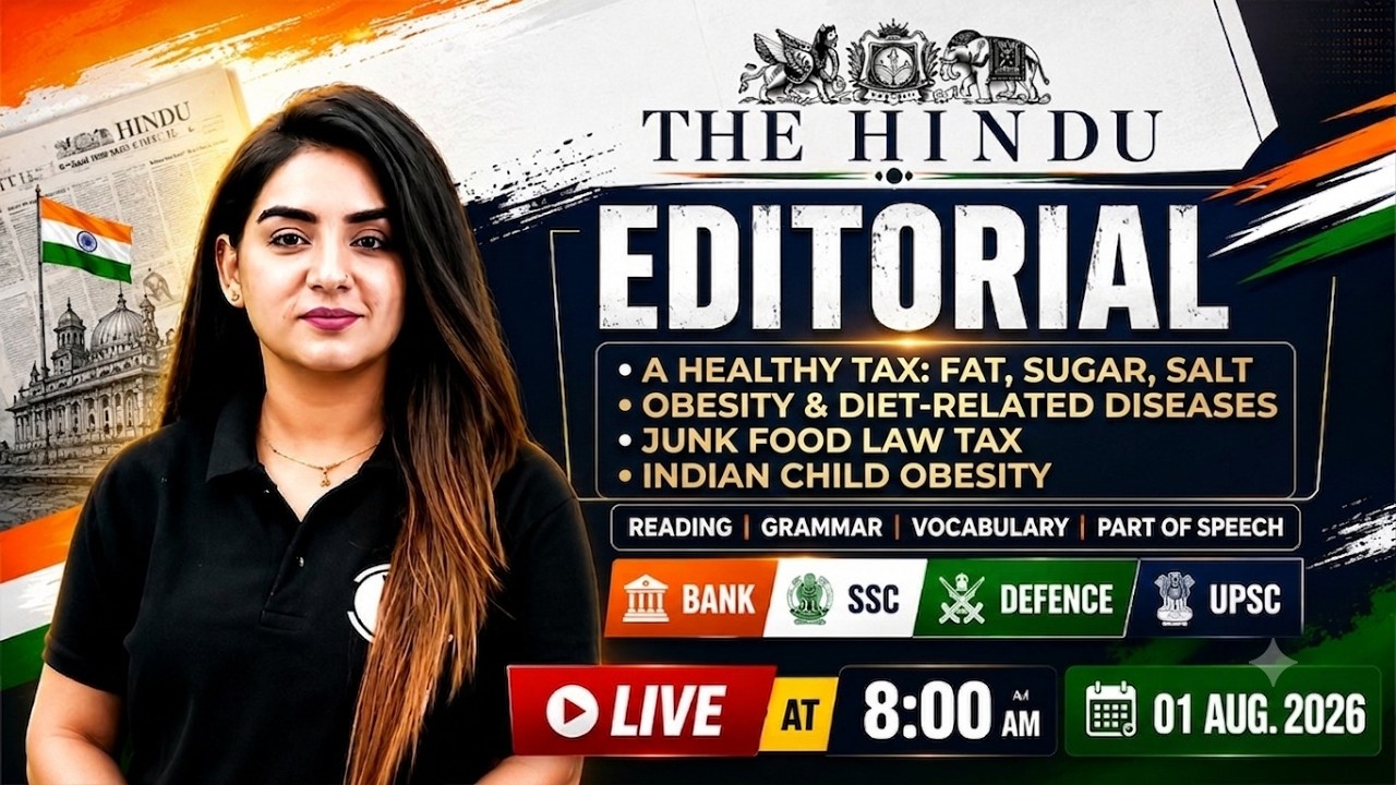 The Hindu Editorial Analysis | 1st Aug 2026 | Newspaper, Reading, Vocab, MCQs | by Anchal Ma'am