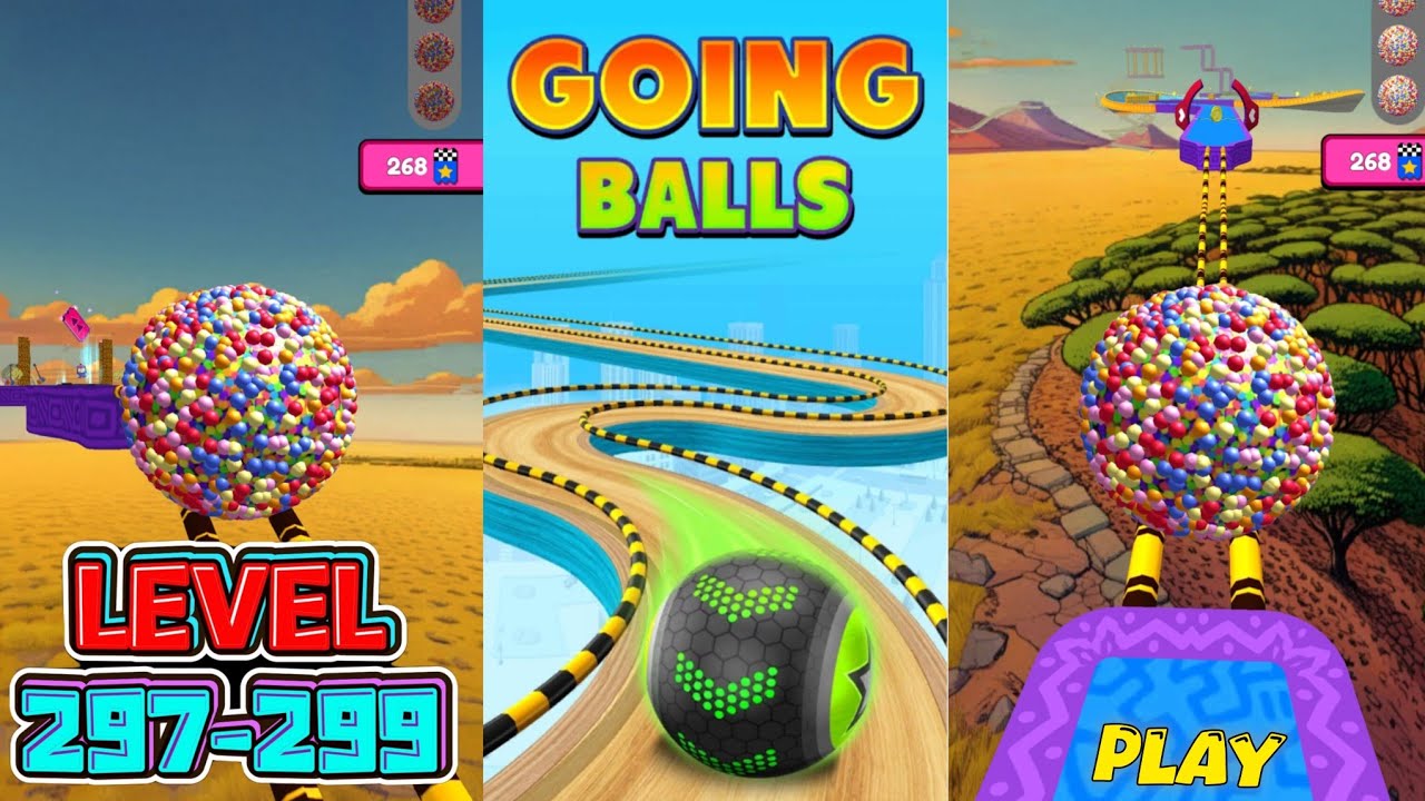 Going Balls SpeedRun Gameplay - Level 297-299