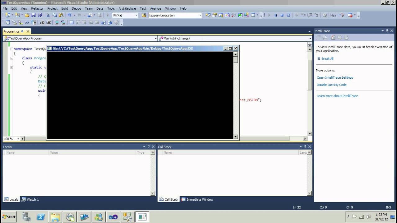 Visual Studio 2010 C# Connecting to a Database