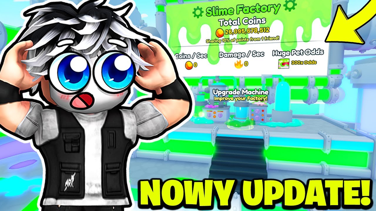 🎉NOWY SLIME FACTORY UPDATE W PET SIMULATOR 99!🎁KONKURSY NA HUGE!🎉1ZŁ=2MIN LIVE🎉 #roblox #live