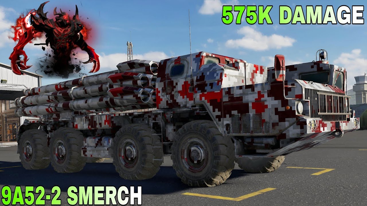 9A52-2 SMERCH - Most Brutal Mlrs ☠️ MWT :  TANK BATTLES 