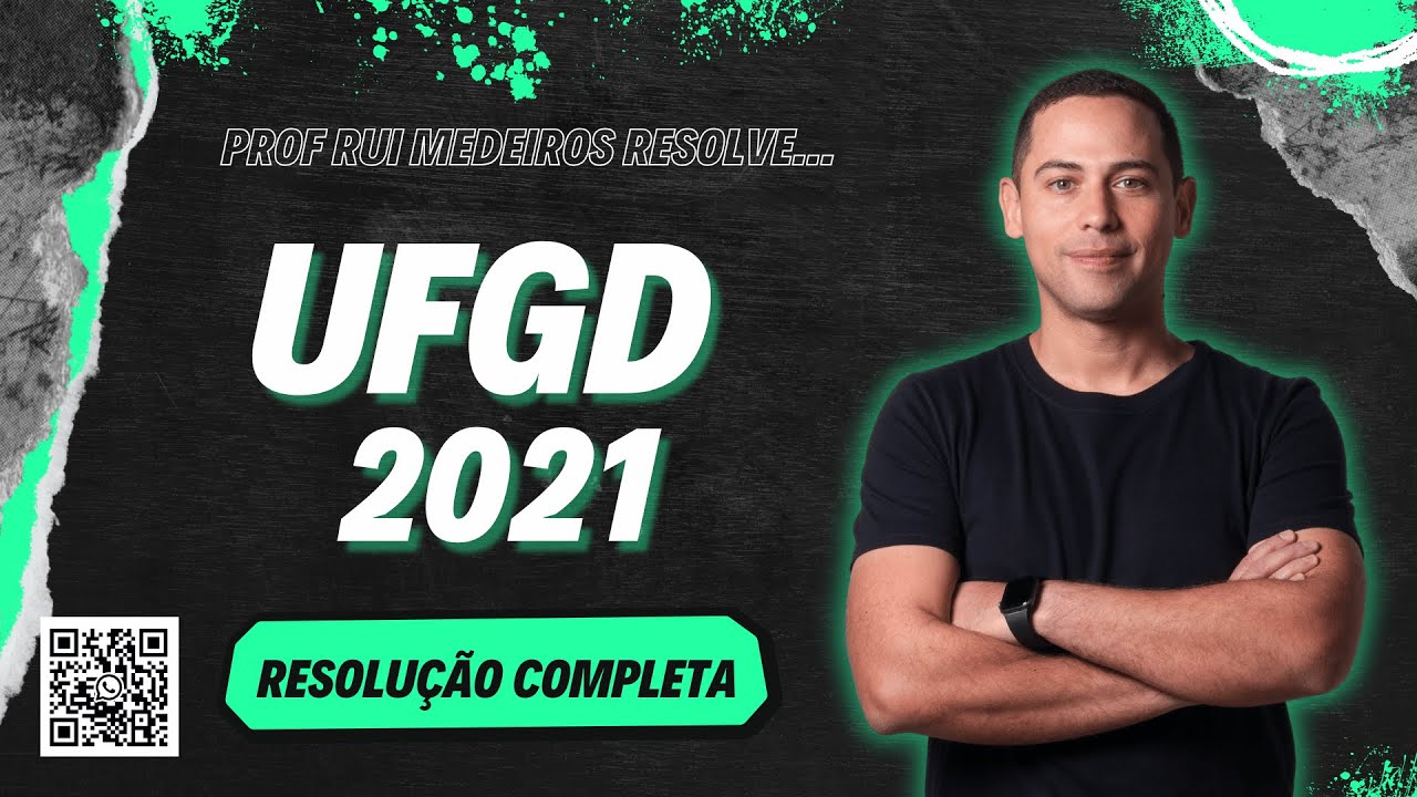 UFGD 2021 | QUÍMICA | Resolução COMPLETA| Prof. Rui Medeiros
