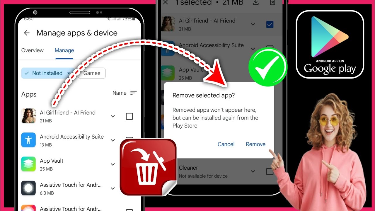 How To Delete&nbsp; Uninstall Apps From Play Store (2025 Guide)