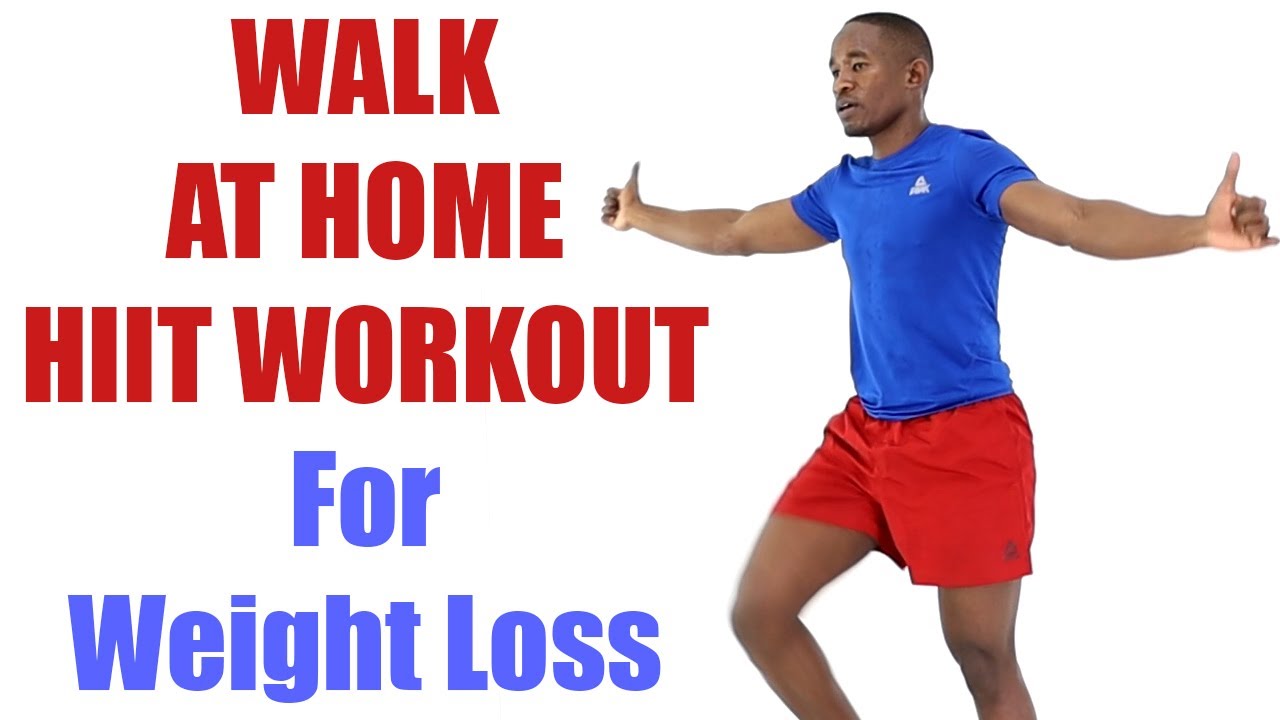 Walk at Home HIIT Workout for Weight Loss/ 20 Minute Indoor Walking