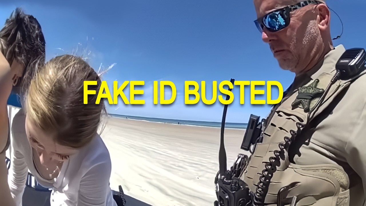 Teen Arrested After Using Fake ID on Florida Beach  Police Bodycam Footage