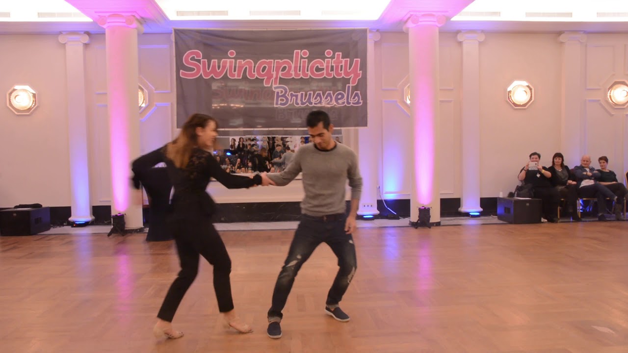 Swingplicity Brussels 2018 - Miguel Ortega and Angélique Pernotte - Lead and Follow