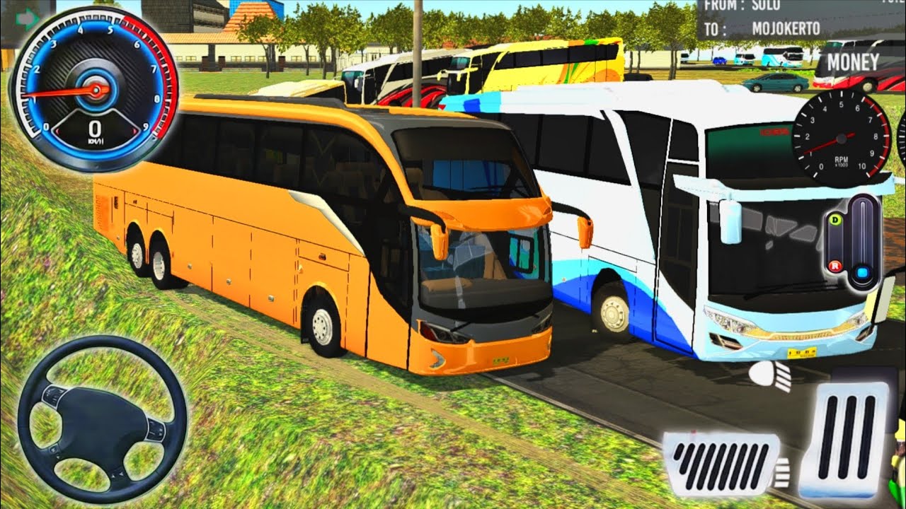 2024 Indonesia Bus Simulator Euro Bus public transportation Android Gameplay | Bus Simulator Game 