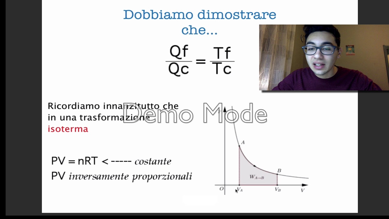 Dimostrazione Ciclo di Carnot