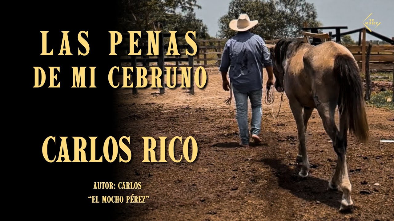 Carlos Rico El Propio Cimarronero - Las Penas de mi Cebruno (V&iacute;deo Oficial)