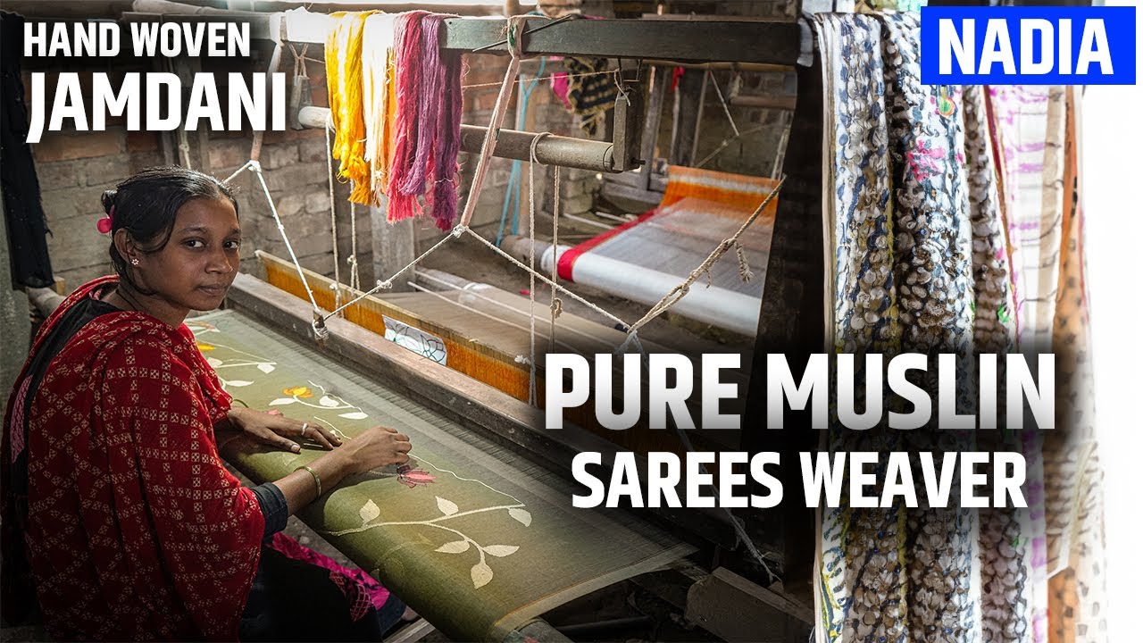 Mesmerizing Hand Woven Pure Muslin and Cotton Jamdani Sarees Manufacturer in Nadia ( Bethuadahari )