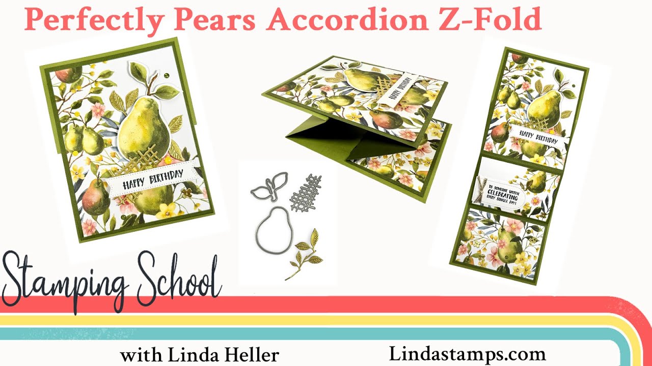 Perfectly Pears Accordion Z Fold