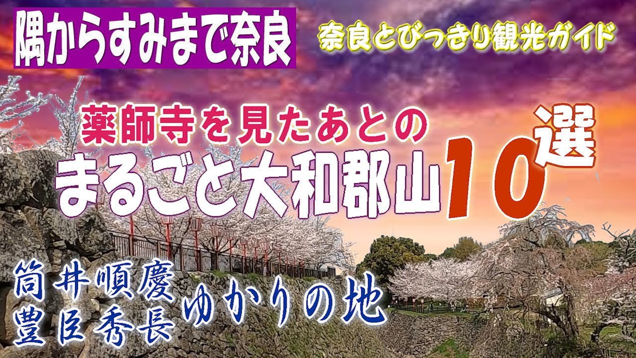 【奈良観光】薬師寺を見た後の大和郡山おすすめベスト10　大和郡山城～本家菊屋～箱本館紺屋～町屋物語館～金魚ストリート～こちくや～金魚釣り～羅城門跡～賣太神社～稗田環濠集落【大和郡山おすすめスポット】