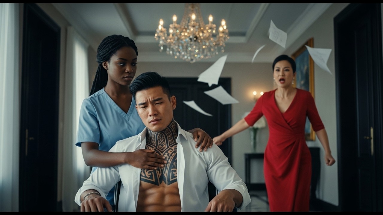 241. Cruel Wife Divorces Paralyzed Korean Mafia Boss, But The Chubby Black Maid Refuses To Leave Him