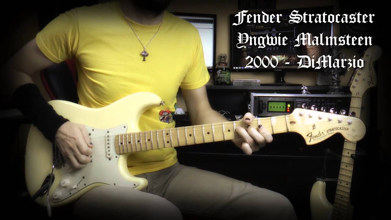 8 MINUTES OF NEOCLASSICAL SHRED with 2 Fender Strats Malmsteen !