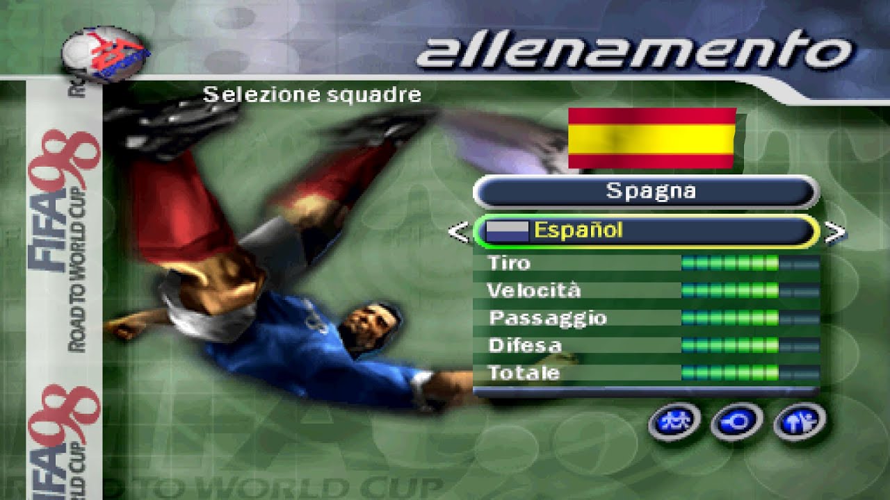 statistiche dei giocatori del espanyol su fifa 98