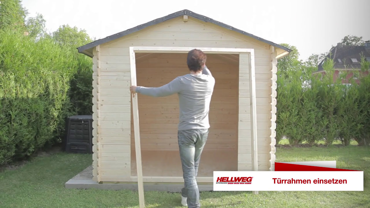 Gartenhaus aufbauen | Schritt-für-Schritt-Anleitung