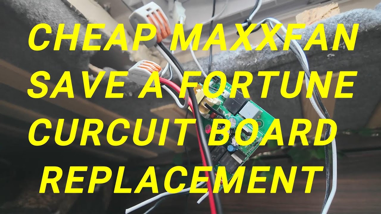 🔧 MaxxAir Fan Circuit Board Alternative Fix | Save Money DIY Fix!