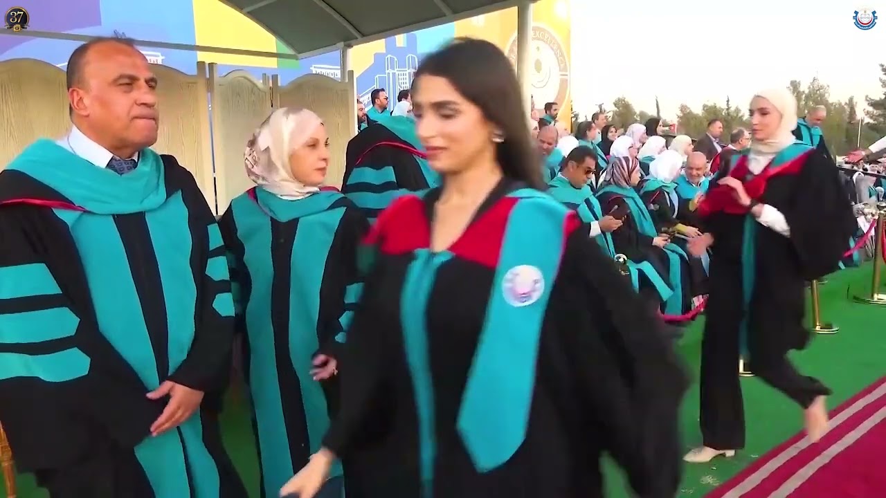 حفل تخريج طلبة كليتا طب الأسنان، وكلية التمريض في جامعة العلوم والتكنولوجيا الأردنية / الفوج 37
