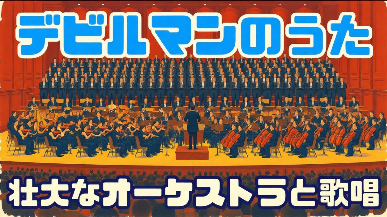 デビルマンのうた オーケストラ&合唱団パフォーマンス｜Devilman theme song