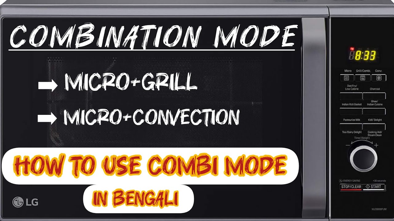 Microwave Combi Mode Setting | How To Use Combi Mode In Bengali | Grilled Chicken on Combi Mode