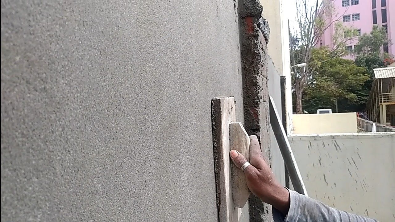 Super fine plaster walls and columns using manufactured sand