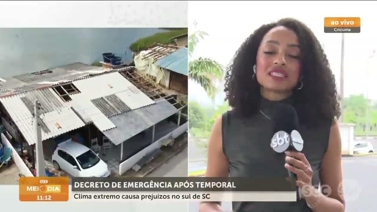 Clima extremo causa preju&iacute;zos no sul de SC | Clima | SCC Meio-Dia