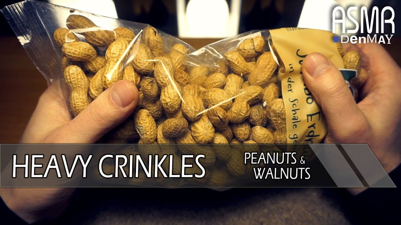 ASMR Heavy Crinkles, Peanuts & Walnuts (NO TALKING)