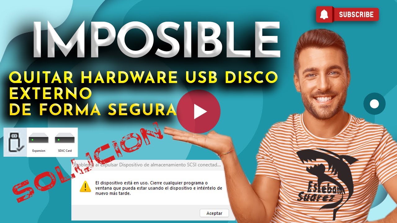 SOLUCION NO PUEDO QUITAR DISCO EXTERNO DE FORMA SEGURA 2023 / CMD PC PARA QUITAR MEMORIA EXTERNA