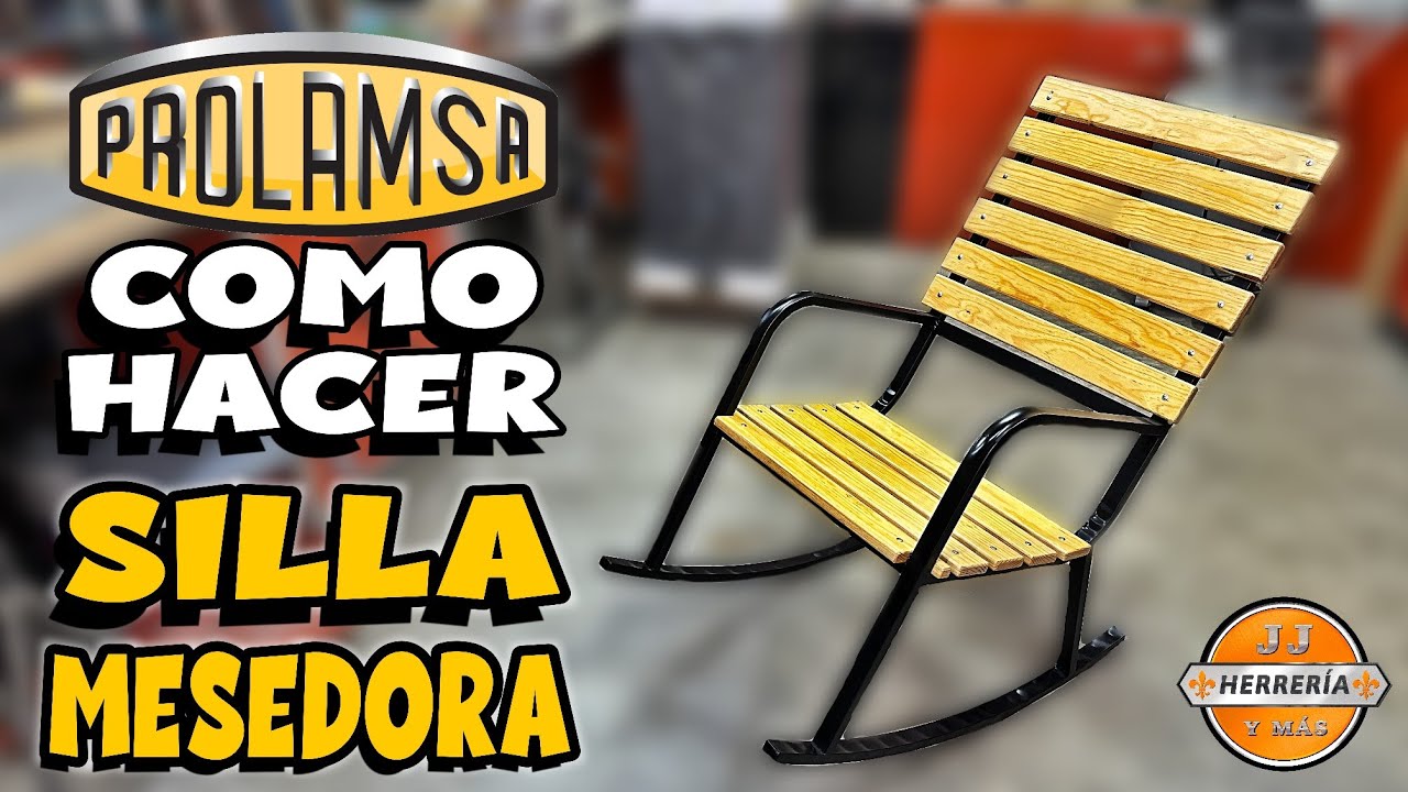 🪑SILLA MECEDORA || ESTILO INDUSTRIAL || JJ HERRERIA Y MAS 🪑