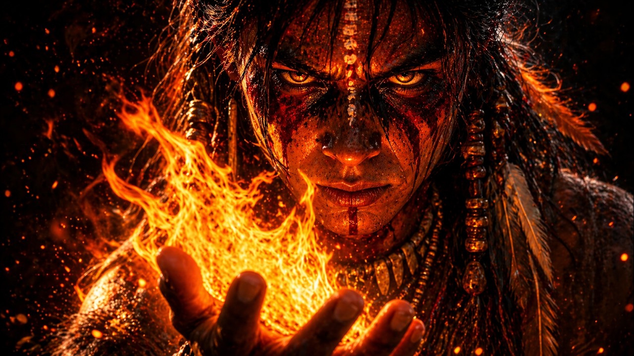 🔥 FIRE SPIRIT CEREMONY | Native American Tribal Chant & Ritual Drums