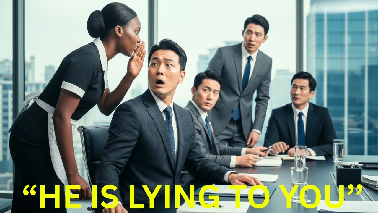 “He’s Lying to You!”---Maid Exposes a Lie During Billionaire’s Big Korean Deal