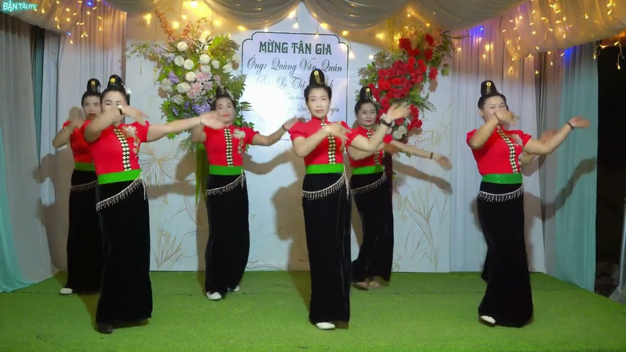 BÀI MÚA ĐỘI VĂN NGHỆ BẢN TÂU 3 MÚA LỄ MỪNG TÂN GIA / Ông Bà : QUÂN & THANH- TẠI BẢN TÂU XÃ THANH NƯA