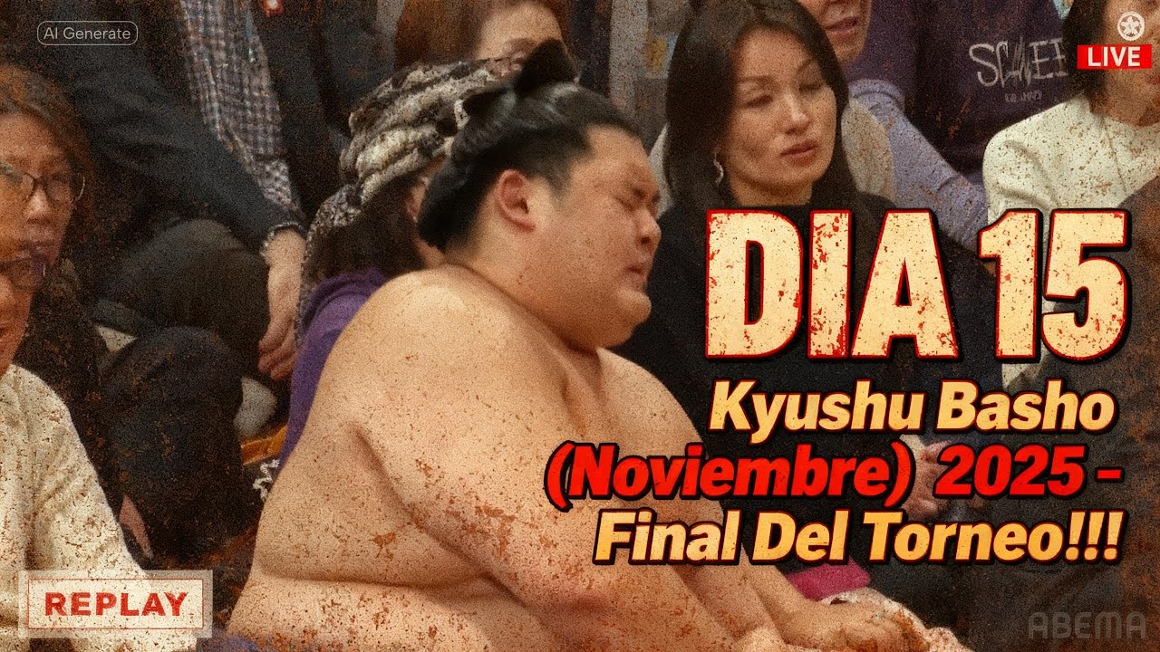 ¡DÍA FINAL! El Senshuraku del Kyushu Basho 2025: La Gloria Espera al Campeón 👑