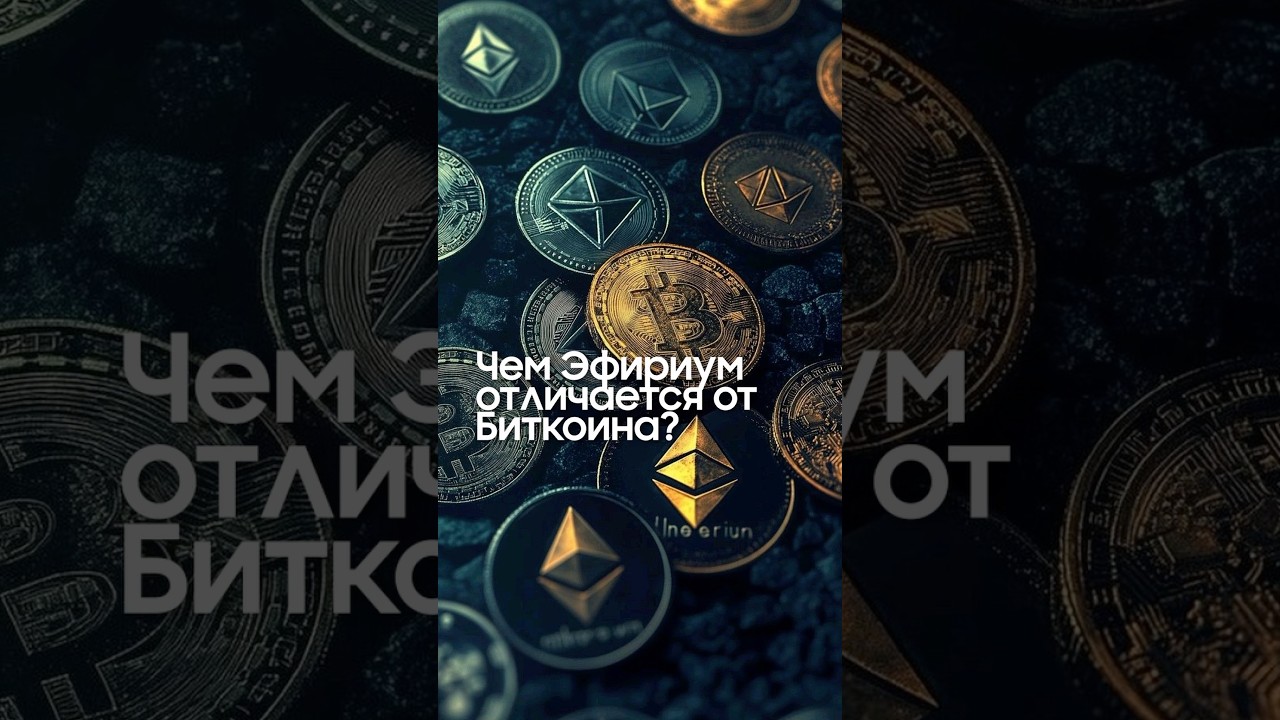 ⚡ Что такое Эфириум? Э Тоже самое, что и биткойн? Нет, всё не так просто 🧐