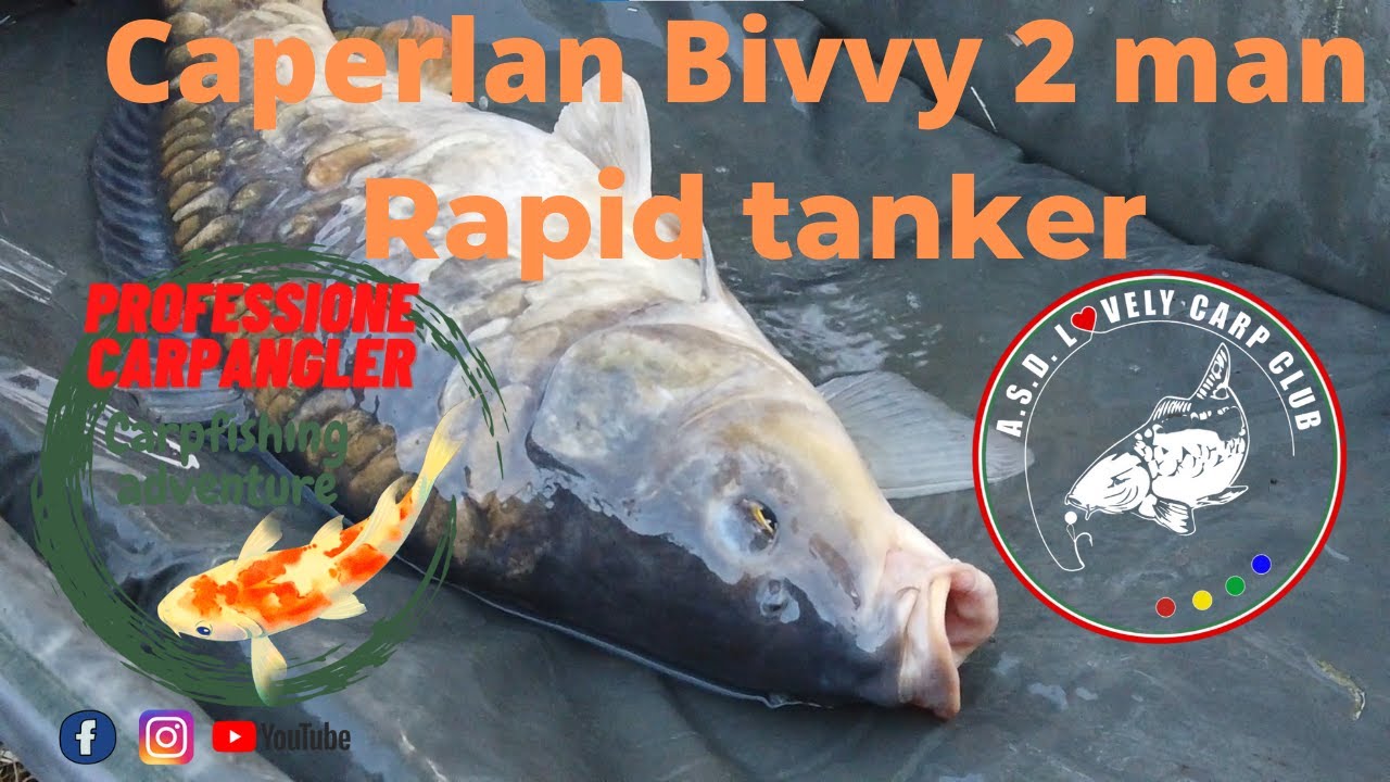 CarpFishing Bivvy 2 man Caperlan rapid tanker