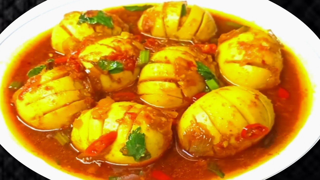 CARA MUDAH MASAK TELUR BALADO PEDAS GURIH,SUPER GAMPANG❗