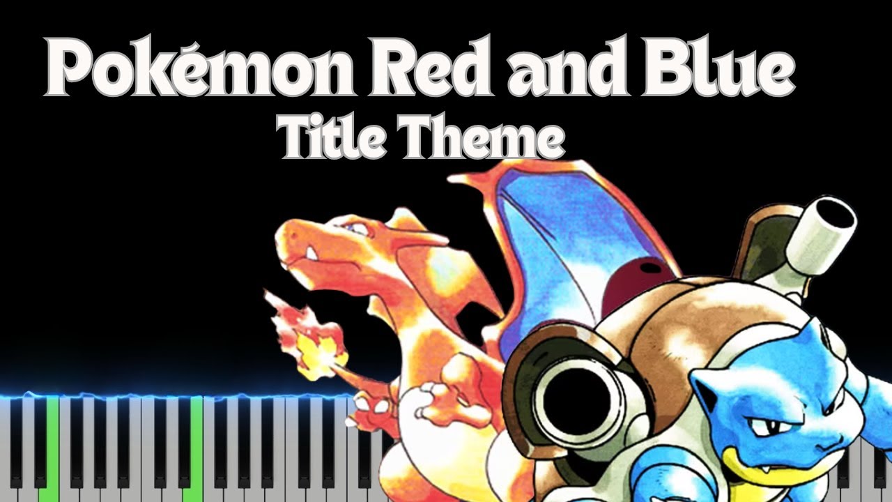 Pokémon Red and Blue - Title Theme | Piano Tutorial