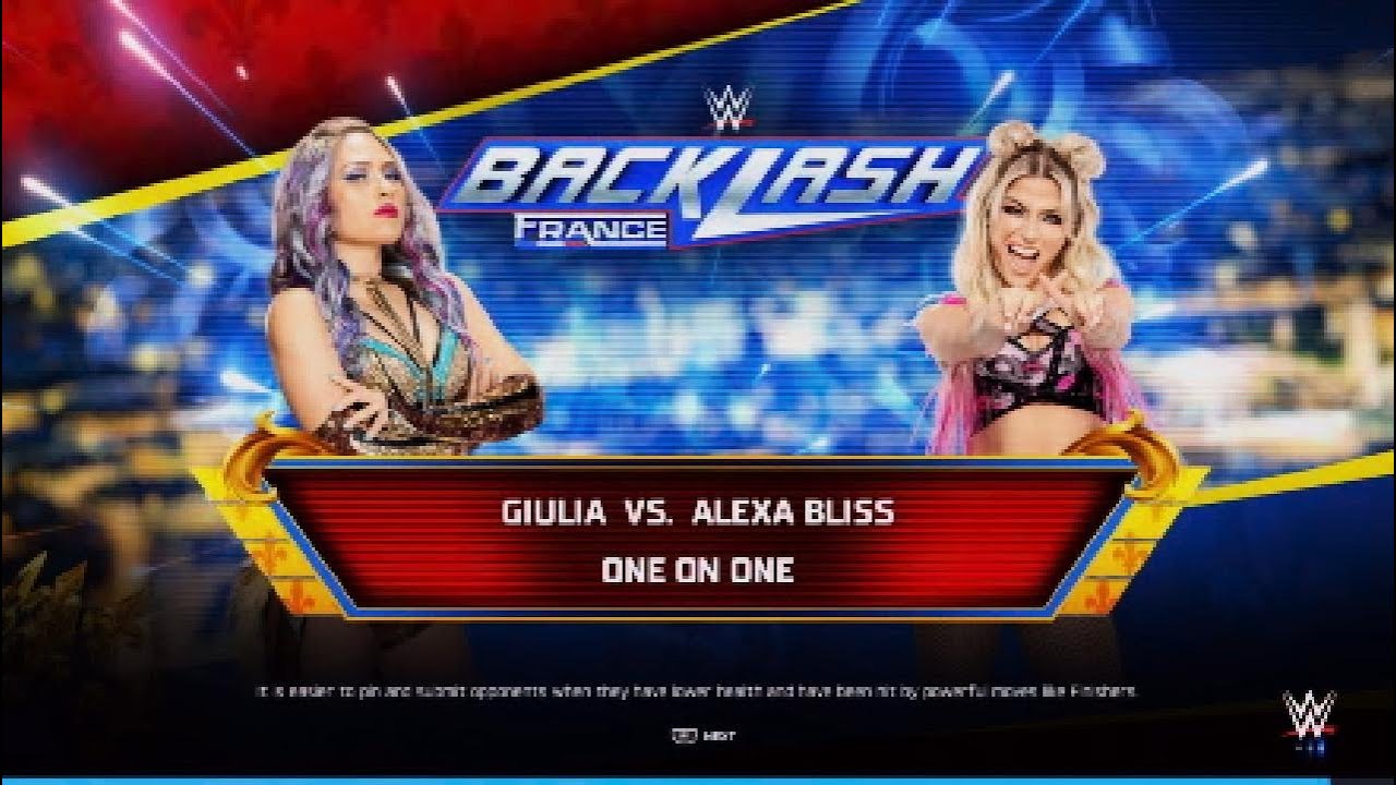 WWE2K25 - Dream Match - Giulia vs Alexa Bliss - PS5 Gameplay
