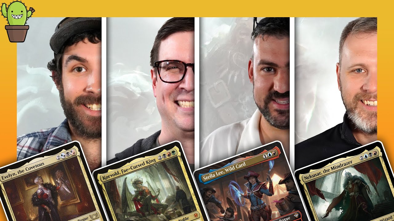 cEDH-Adjacent Gameplay | Nekusar VS Stella Lee VS Korvold VS Evelyn