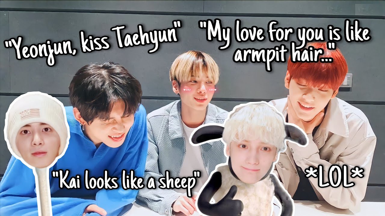 TXT reading the weirdest comments on VLIVE for 5 minutes straight ♡