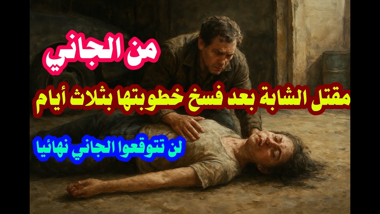 من الجاني حل لغز مقتل الشابة بعد فسخ خطوبتها بثلاث أيام والقاتل مفاجأة غير متوقعه