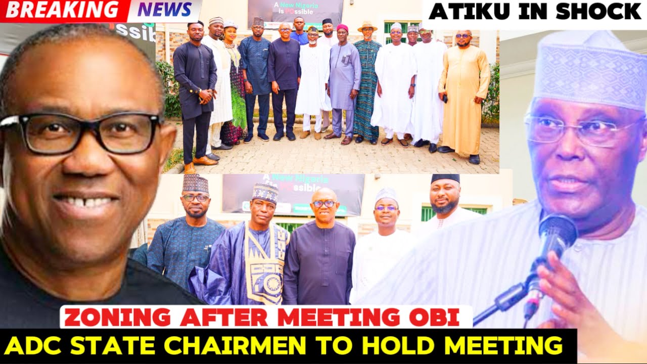 ADC STATES CHAIRMEN TO HOLD MEETING AFTER MEETING PETER OBI OVER ZONING 