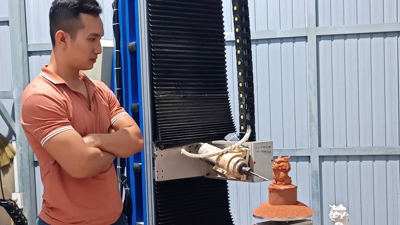 TEST MÁY CNC 5 TRỤC HEAD -TABLE CHẠY TƯỢNG