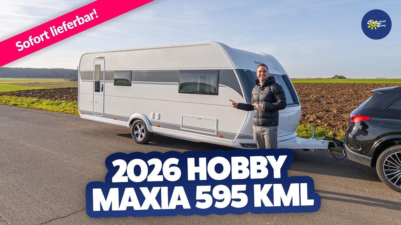 SCHICK!💫 2026 Hobby Maxia 595 KML | Caravan | Test & Kaufberatung - Camperland Bong